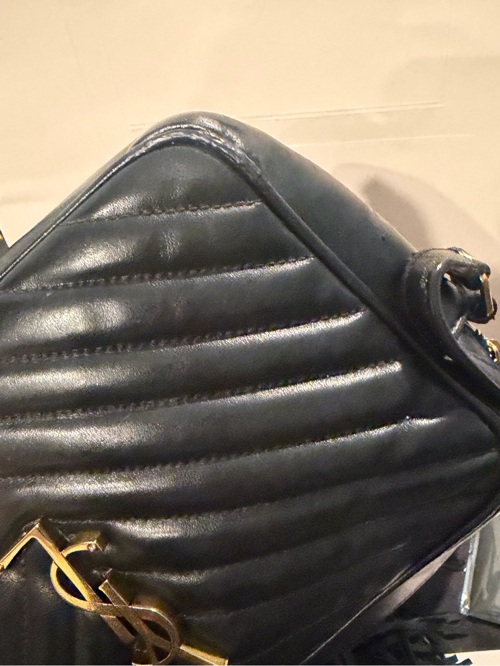 Saint Laurent Lou Camera Bag Matelasse Chevron w/COA - Picture 9 of 17